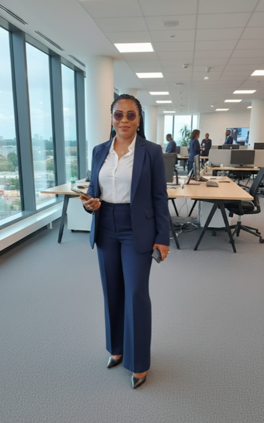 Nelly Claude Tchibondo, ingénieure de formation et fondatrice d'Alpha Numérique